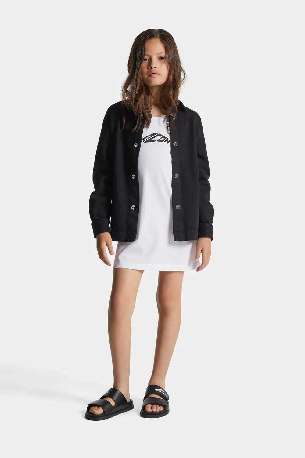 Icon - трикотажное платье Dsquared2, White