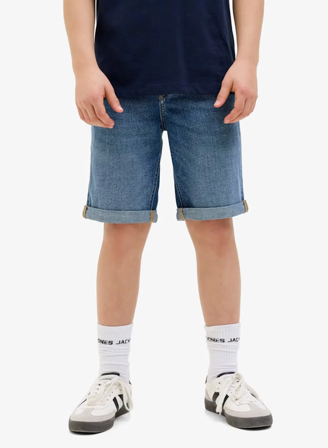 Шорты джинсовые детские Rick Jack & Jones Junior, синий