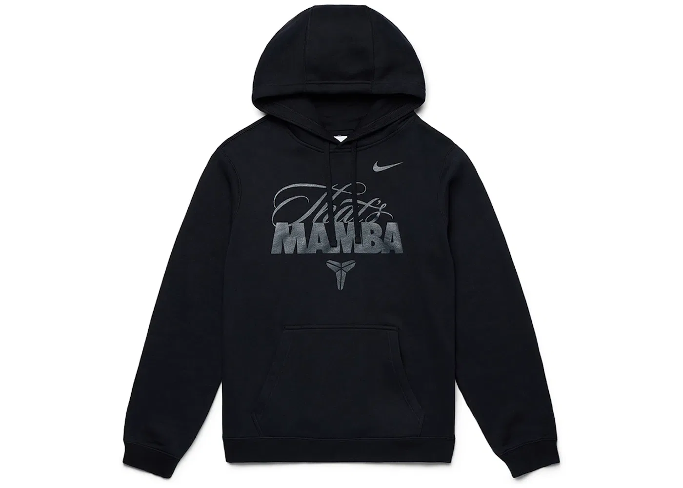 Мужская худи с принтом Kobe Bryant Mamba Nike, Black
