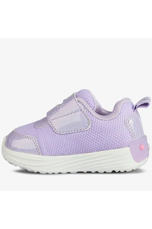 Детские спортивные туфли для девочек со светодиодами Meli First Step Baby Orthopedic Lighted Children's Sports Shoes Vicco, Lilac — фото 2