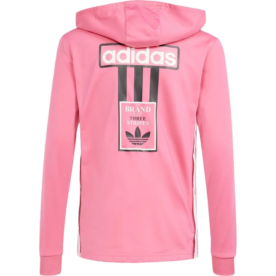 Детский худи с капюшоном на молнии Adibreak Full-Zip Hoodie adidas, Розовый — фото 2