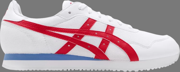 Кроссовки tiger runner 'classic red' Asics, белый - фото