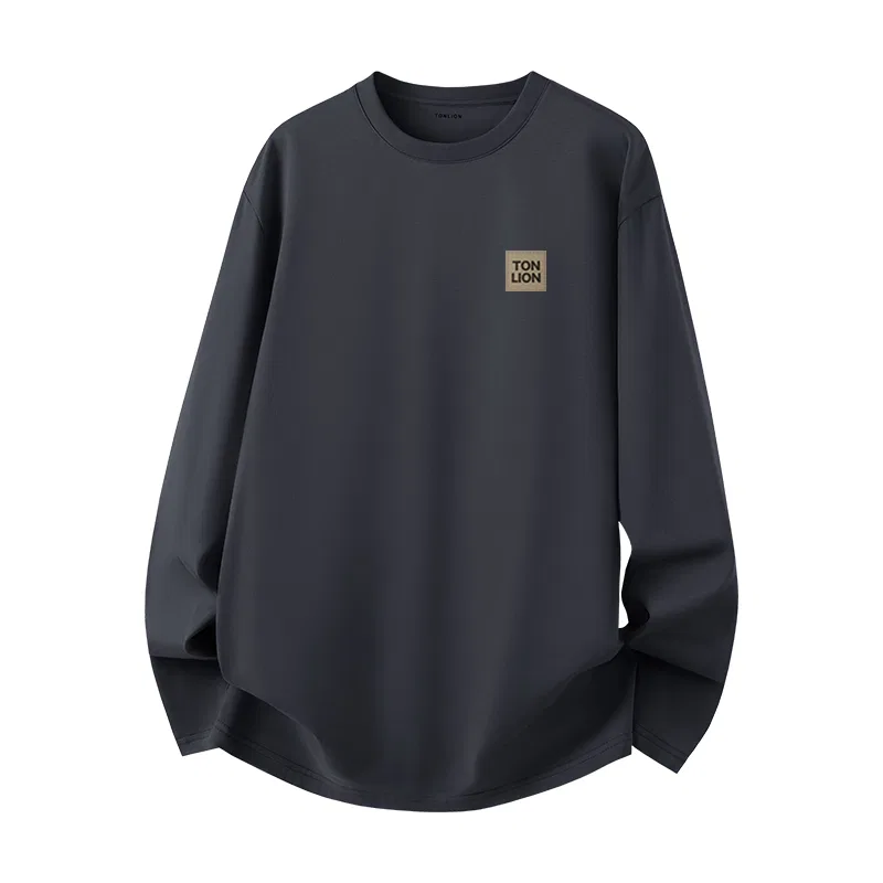 Детское футболка с длинным рукавом Tonlion, Deep Gray