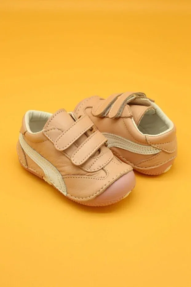 Детские ботинки для мальчиков или девочек кожаные с принтом Real Leather First Step Baby Shoes Joy Colours, Multicolor — фото 3