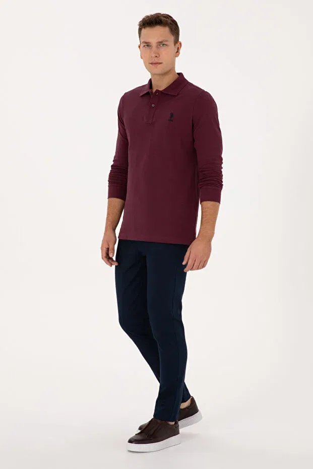 Мужские брюки-чинос из текстиля U.S. Polo Assn., Navy Blue — фото 3