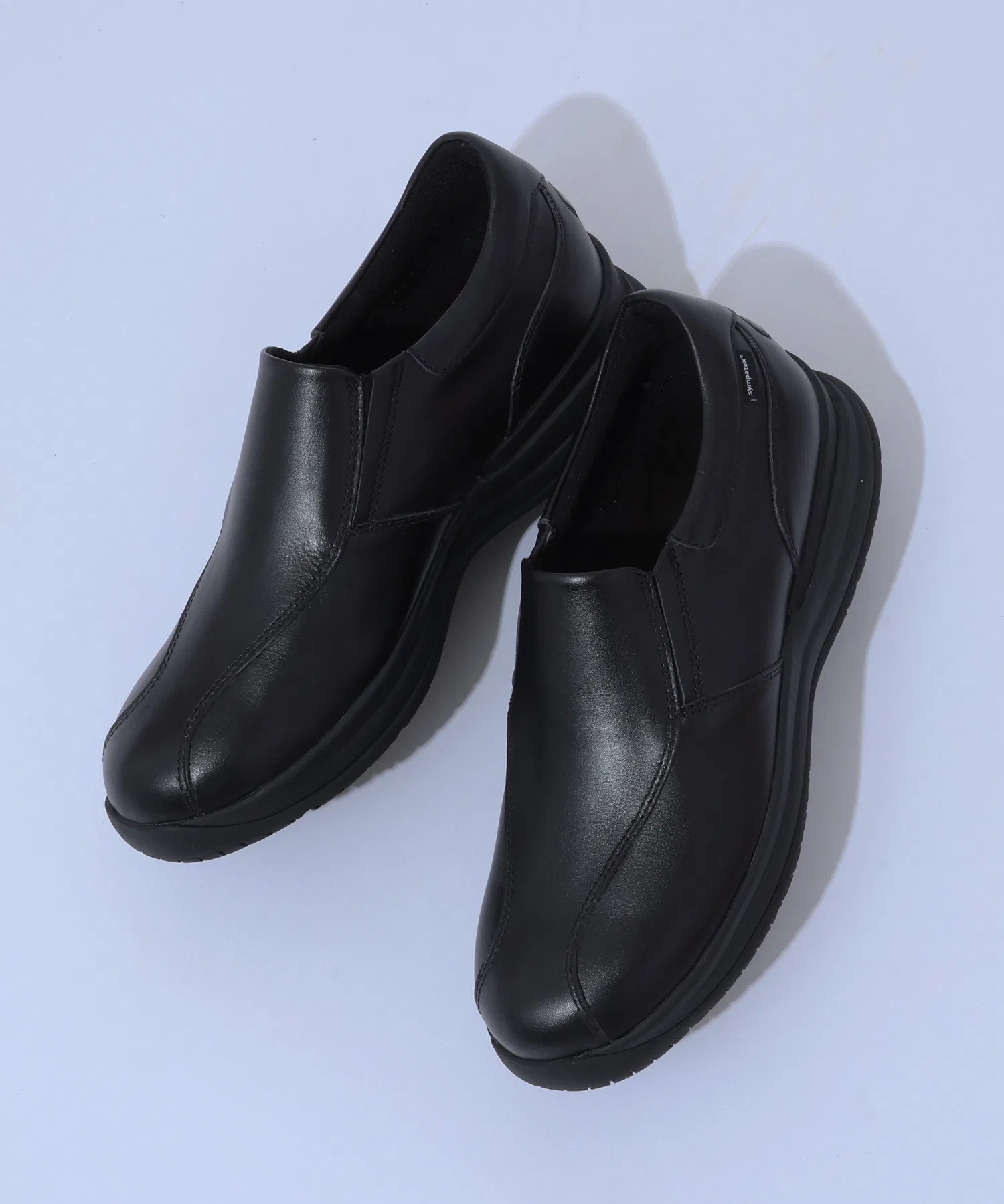Мужские кожаные слипоны ROCKPORT OPEN ROAD TACONIC чёрные
