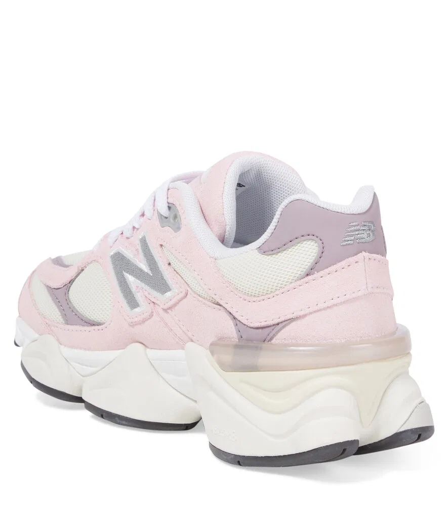 Детские кроссовки с кожаной отделкой New Balance Kids, розовый — фото 2