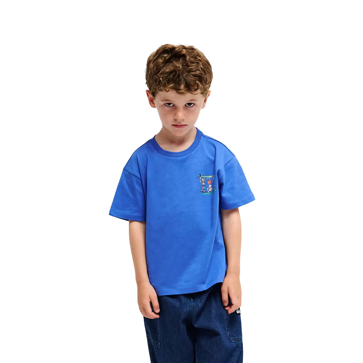 Детские джинсы прямого кроя для мальчиков Jam Session Denim Quiksilver, Azul