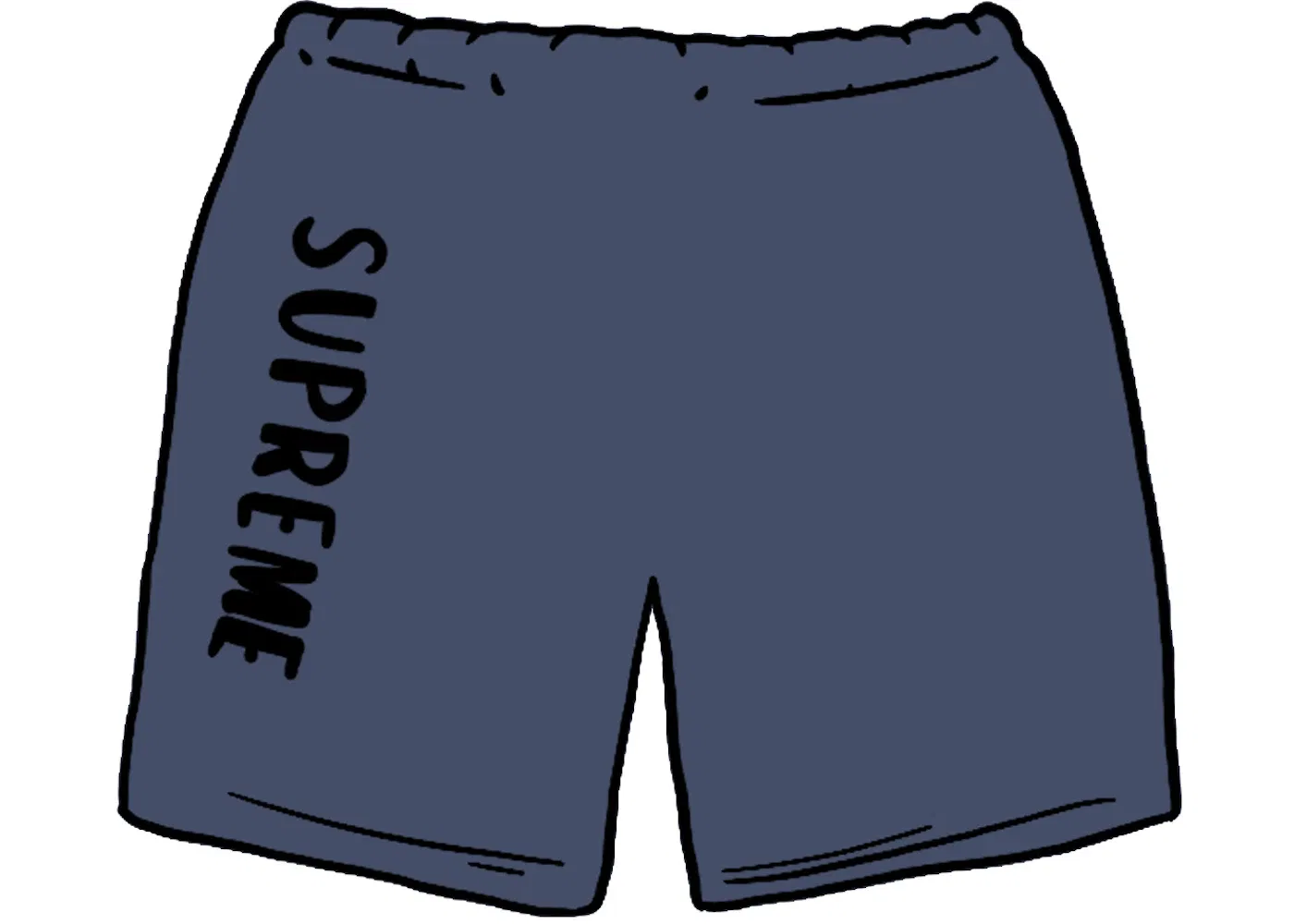 Мужские шорты оверсайз Supreme Sweatshort, Navy