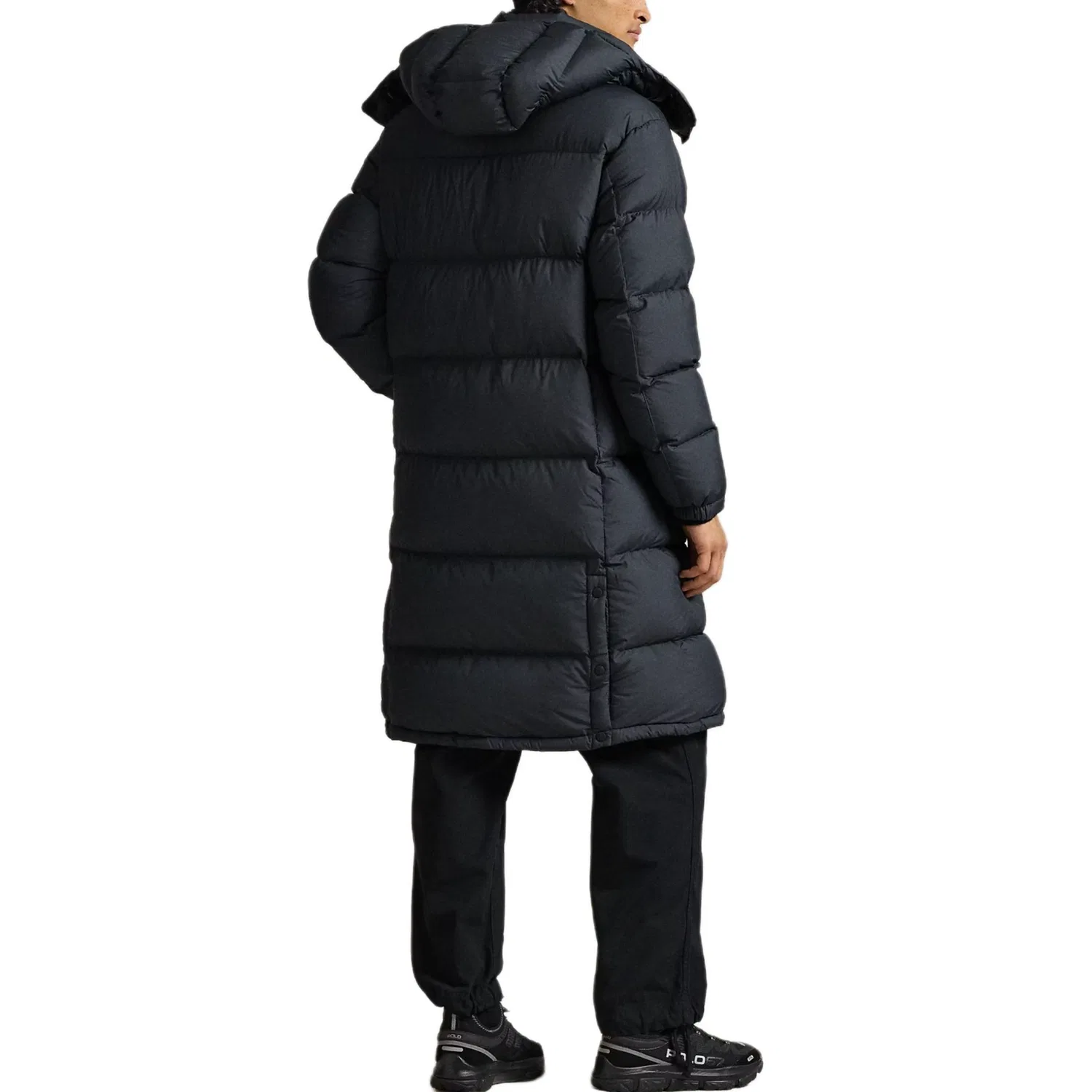 Мужская куртка-бомбер с капюшоном и утеплителем Polo Ralph Lauren, Black — фото 4