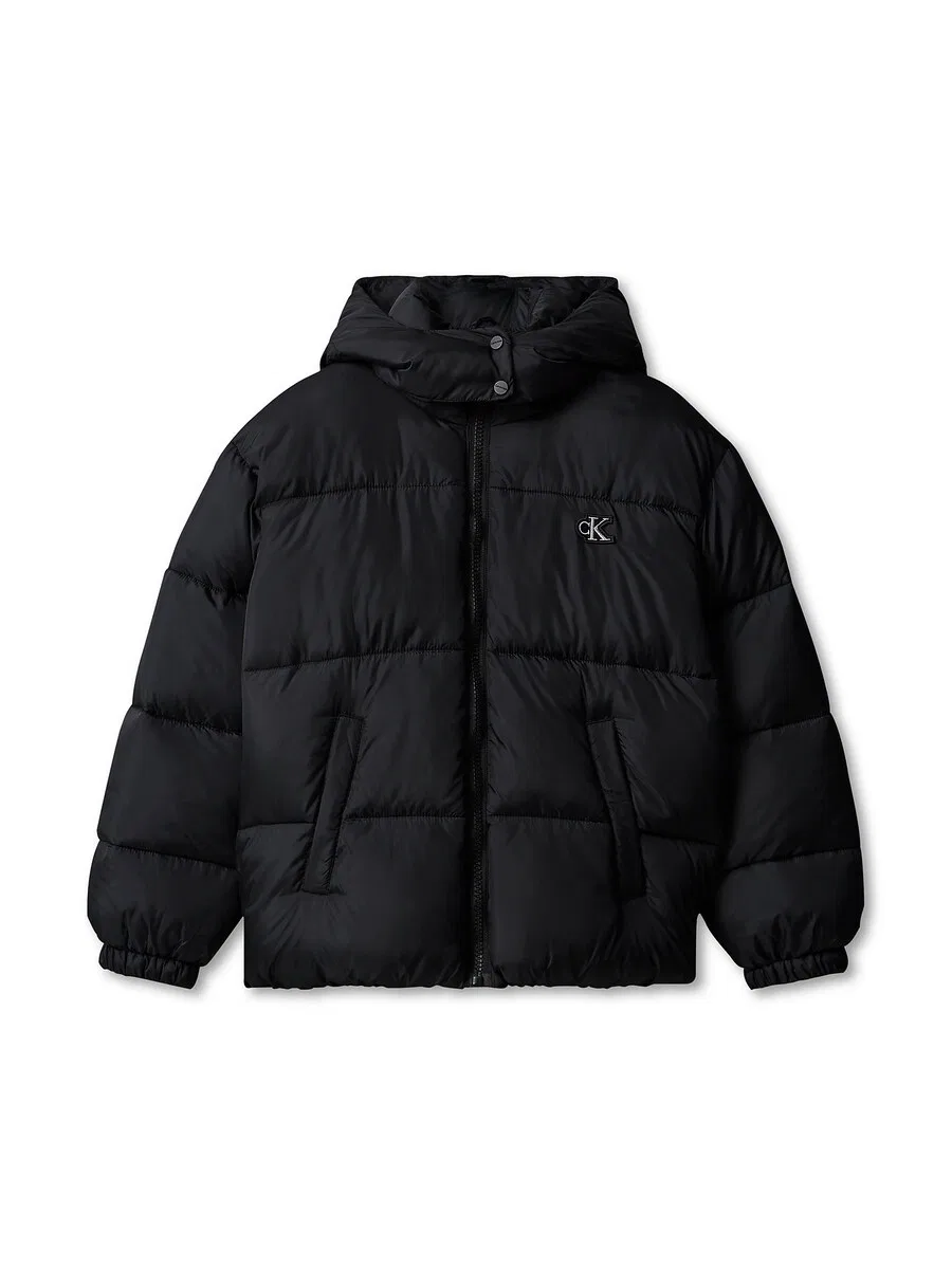 Зимняя куртка Calvin Klein Jeans Regular, черная