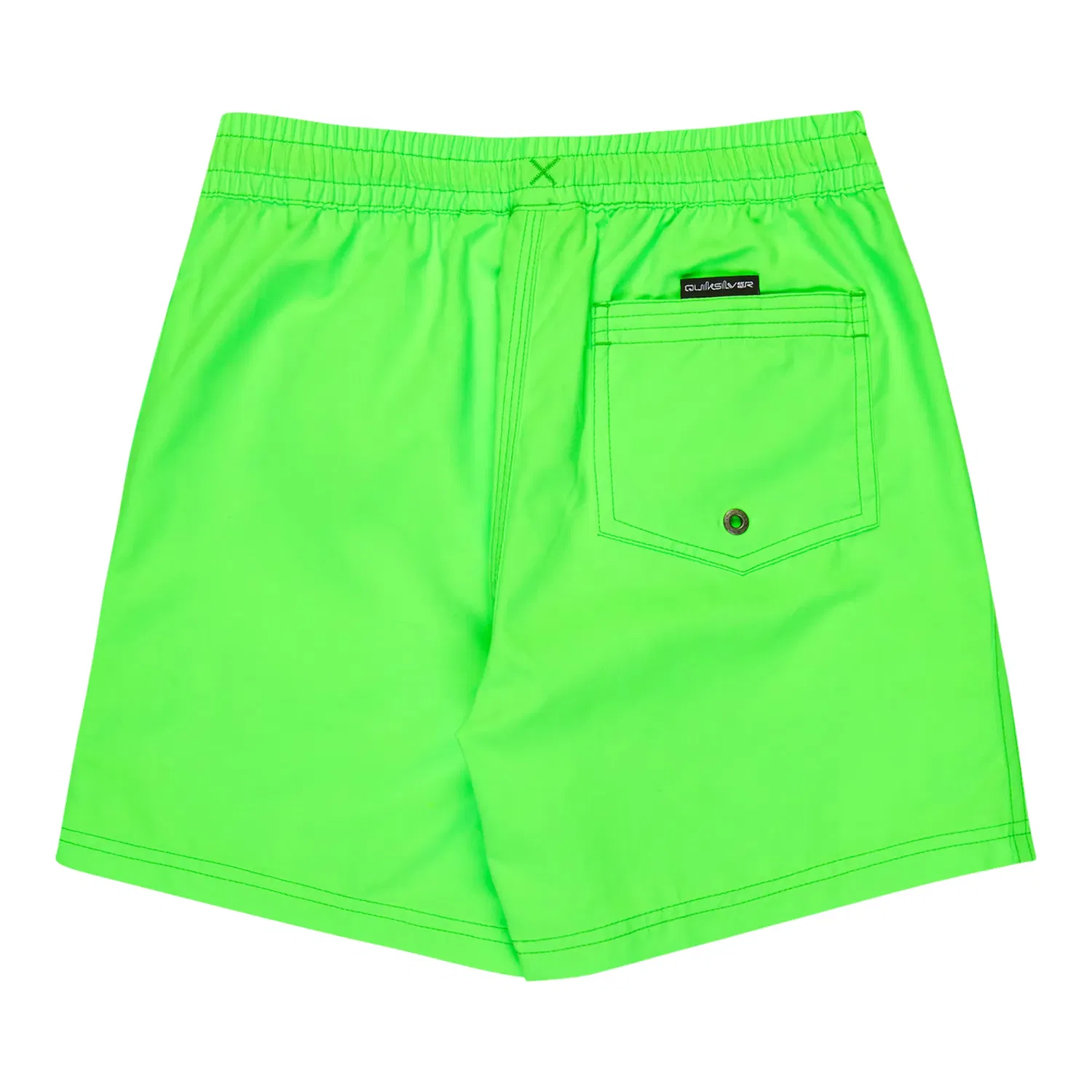 Детские плавки для мальчиков с принтом Everyday Volley 14" Quiksilver, Verde Flúor — фото 2