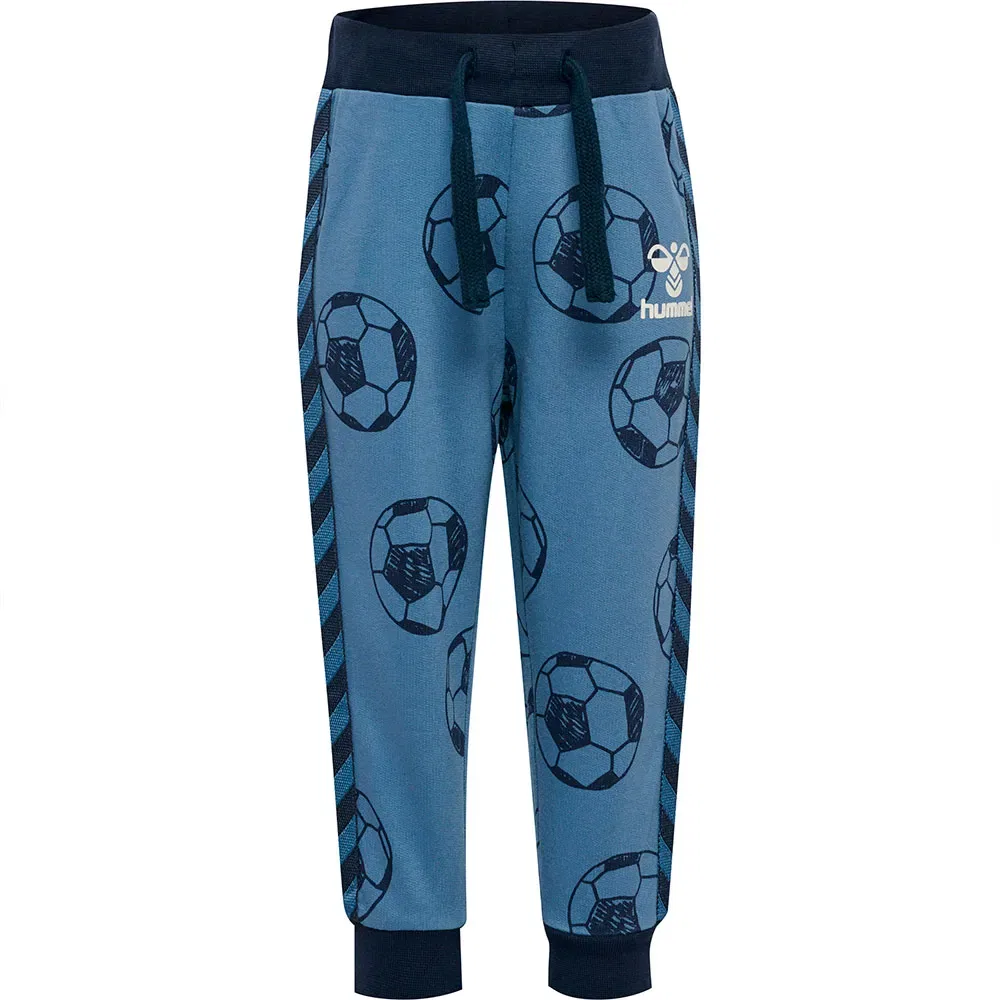 Детские спортивные брюки для мальчиков с принтом Ball Hummel, Blue