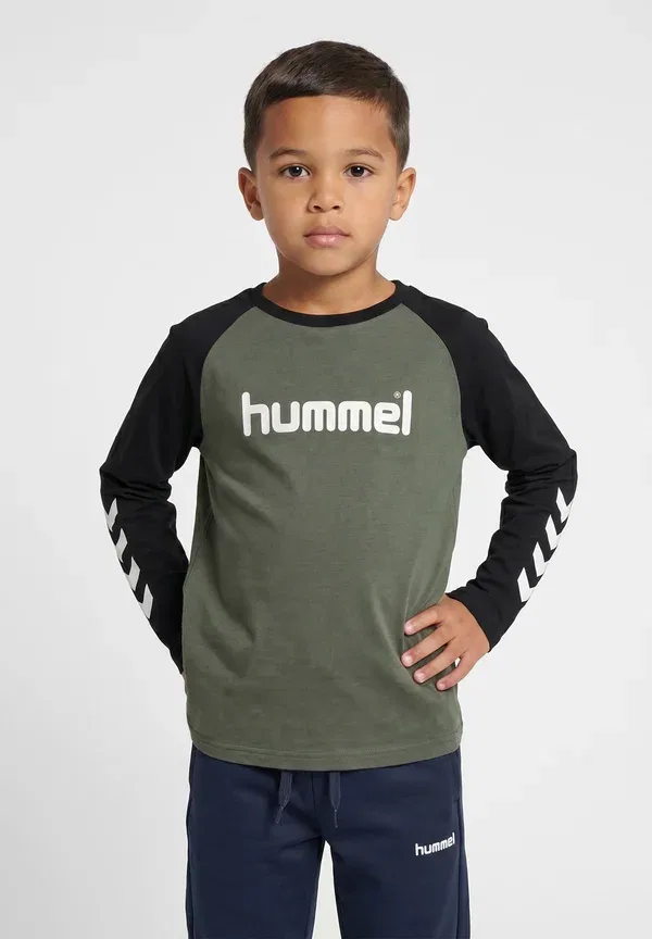 Унисекс - футболка с длинными рукавами Hummel, серый
