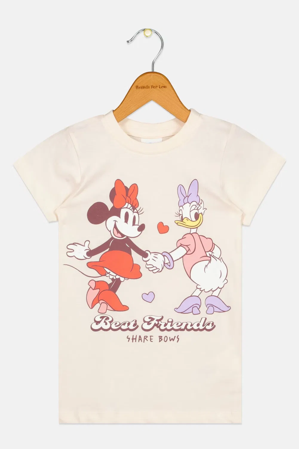Топ с коротким рукавом с принтом Mickey and Friends Disney, кремовый — фото 2