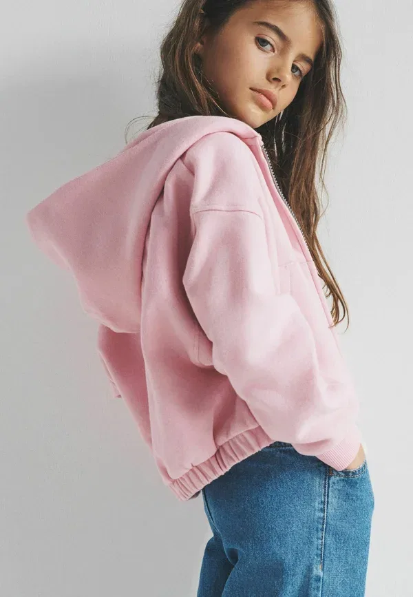 Комплект из 4 худи и свитшотов на молнии, Regular Fit, The Set, Pink, Cream, розовый/голубой — фото 2