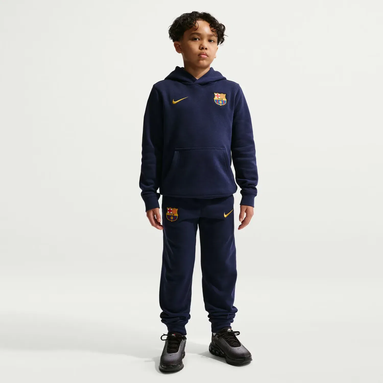 Детские спортивные штаны FC Barcelona 2026-2027 Stadium Club Nike, Azul Oscuro