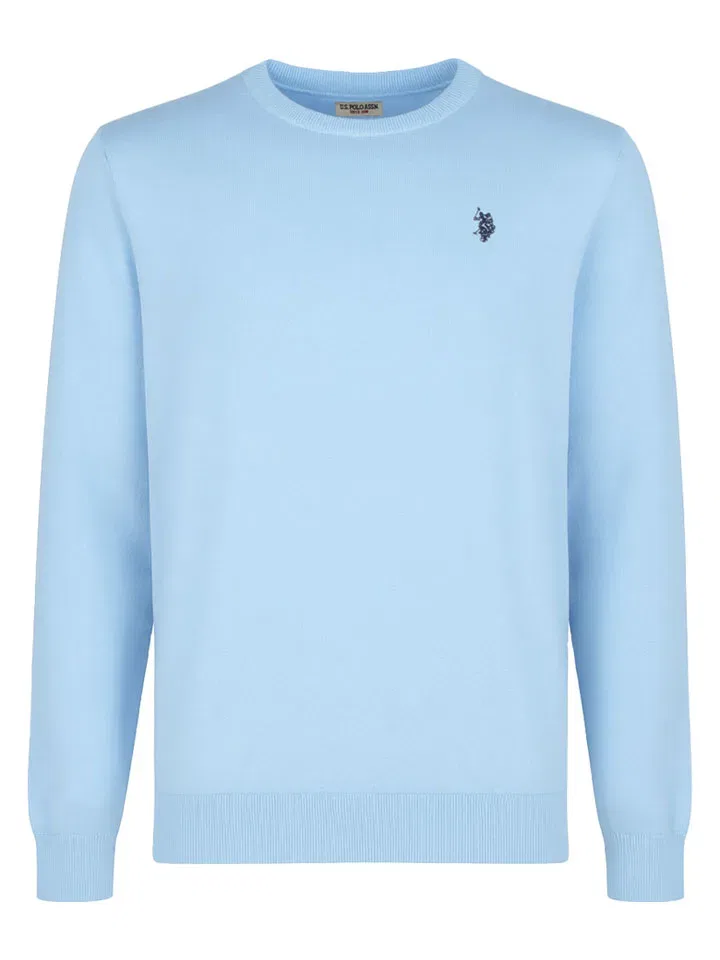 Пуловер светлый U.S. Polo Assn., голубой