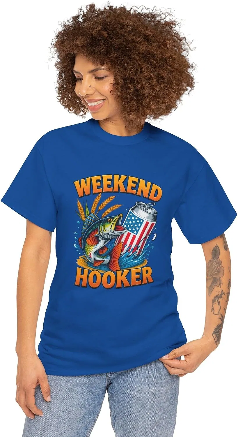Мужская футболка с принтом Weekend Hooker, Royal — фото 3