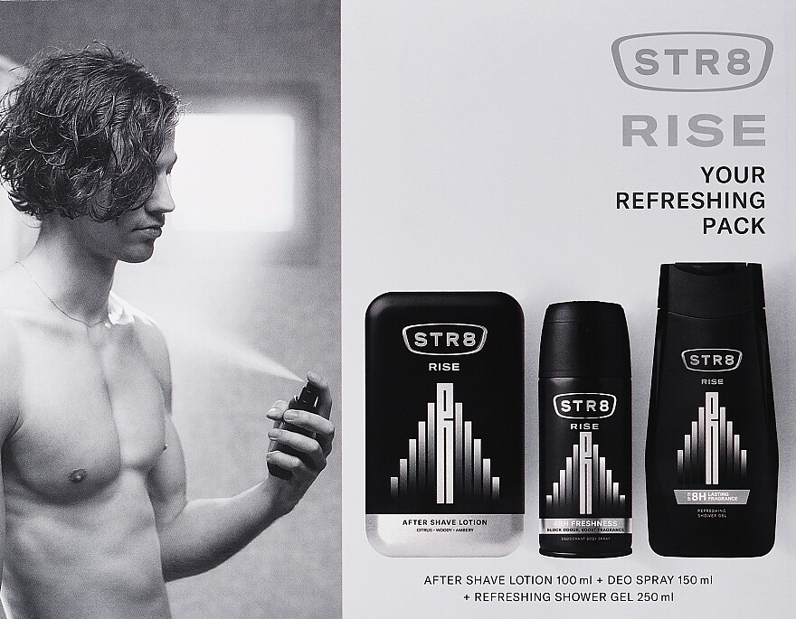 

Парфюмерный набор STR8 Rise Your Refreshing Pack, 3 предмета