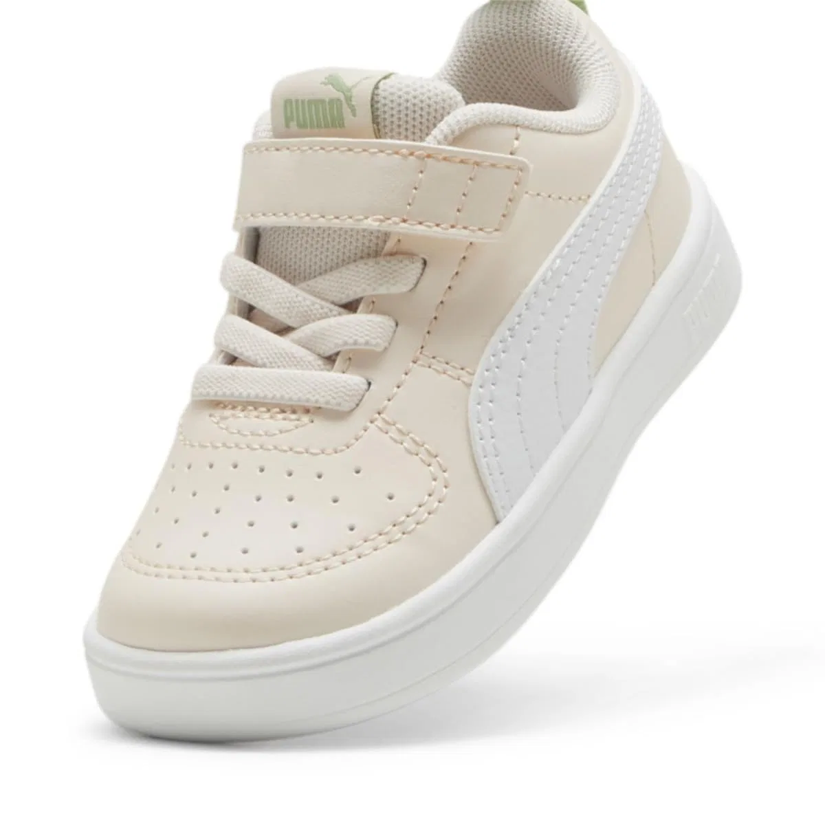 Детские кроссовки без шнурков Rickie AC PS PUMA, Rosebay PUMA White Green — фото 3