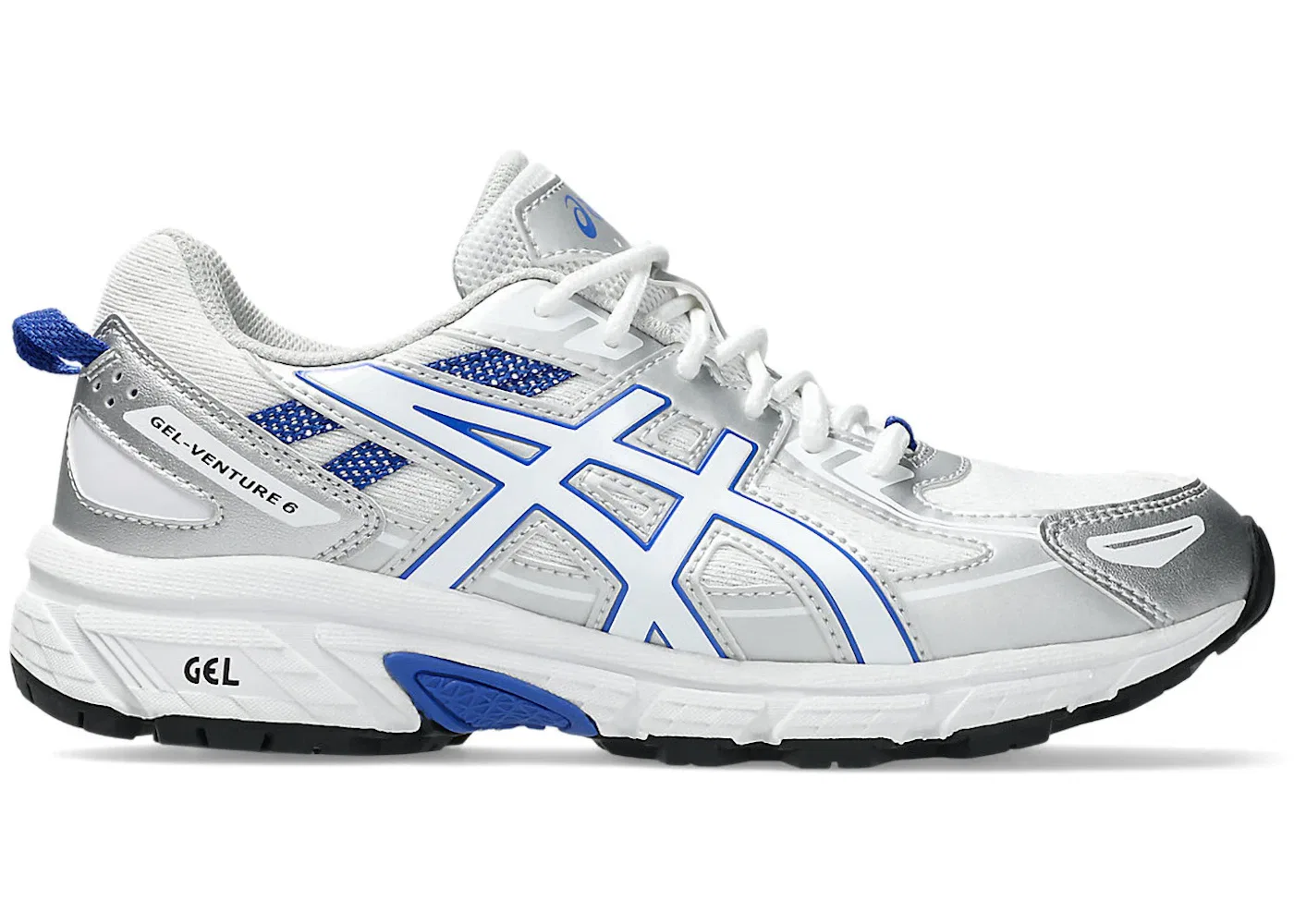 Детские кроссовки Lifestyle Gel-Venture 6 ASICS, White Lapis Lazuli Blue