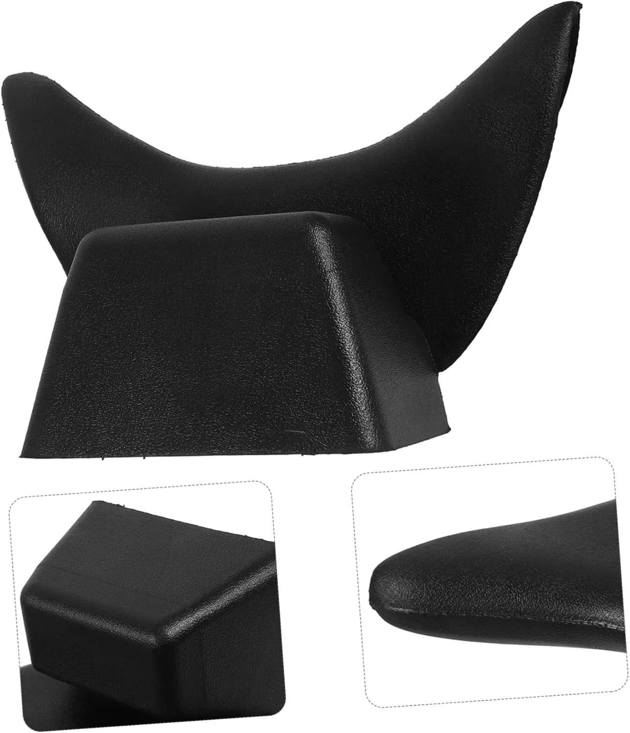 Подушка для поддержки шеи во время мытья волос, NULYLU, 27x15x6.7 см, 378 г, Черный — фото 2