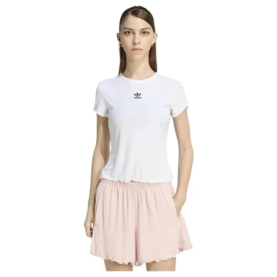 Женская футболка с коротким рукавом adidas ESS Baby SS T KE1107, Белый — фото 2