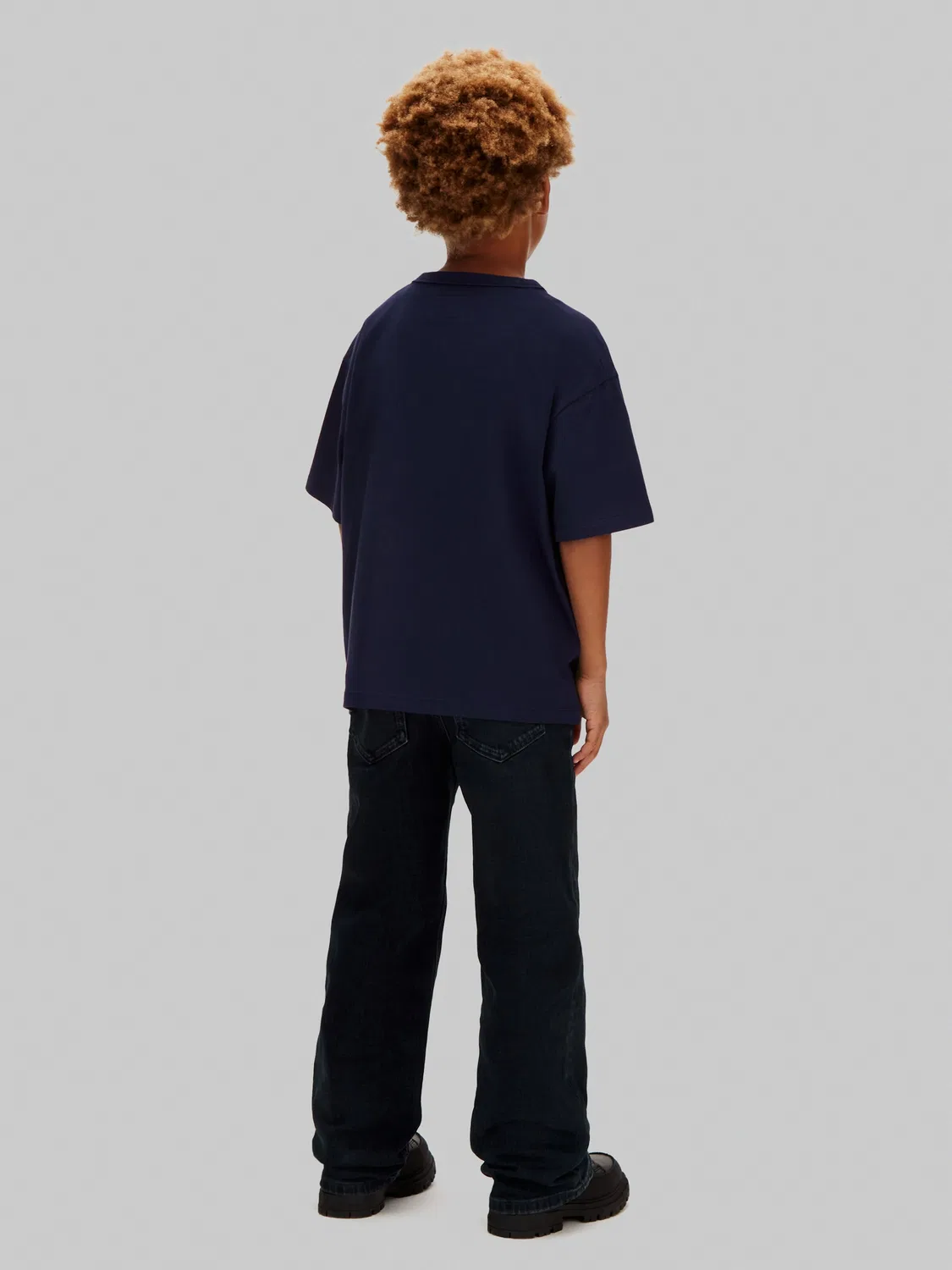Детская рубашка Calvin Klein Kids темно-синего цвета — фото 4