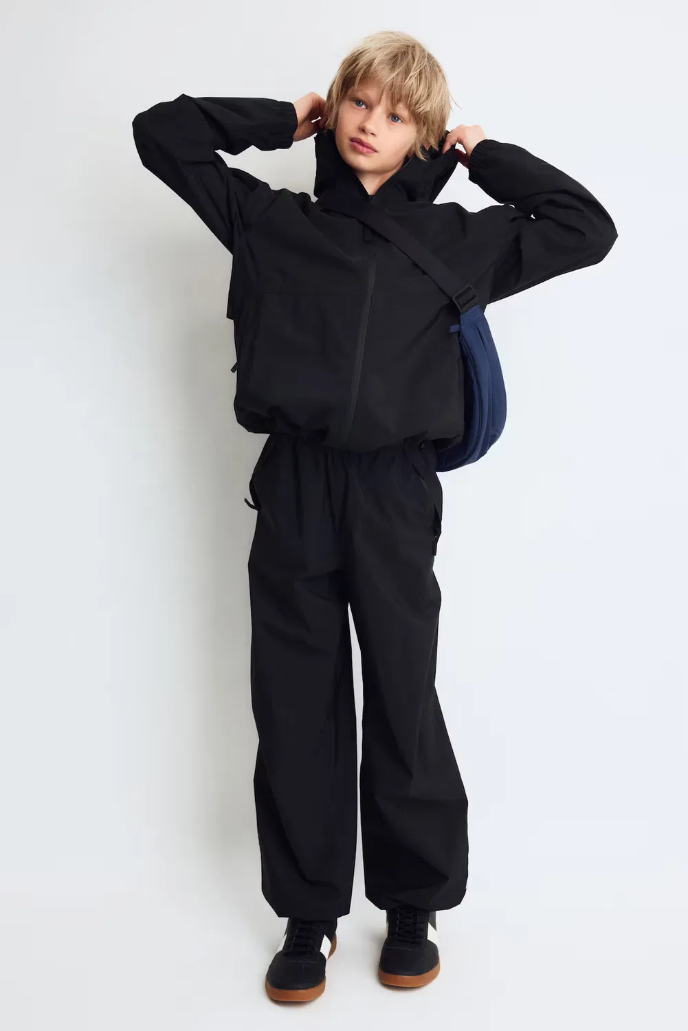 Складная дождевая куртка с защитой от непогоды Stormmove H&M, Schwarz — фото 3