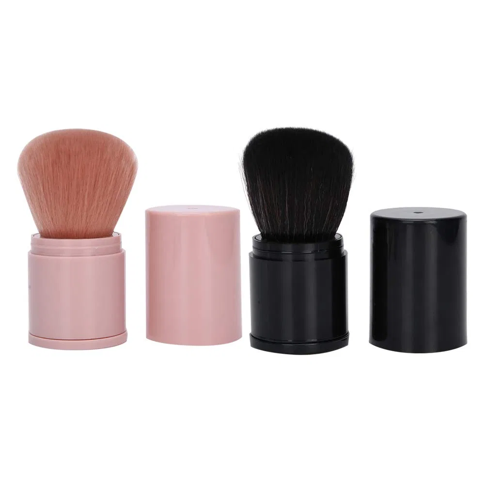 Пудрово-румяный кисть, 2 шт, Schwarz, Rosa Generic
