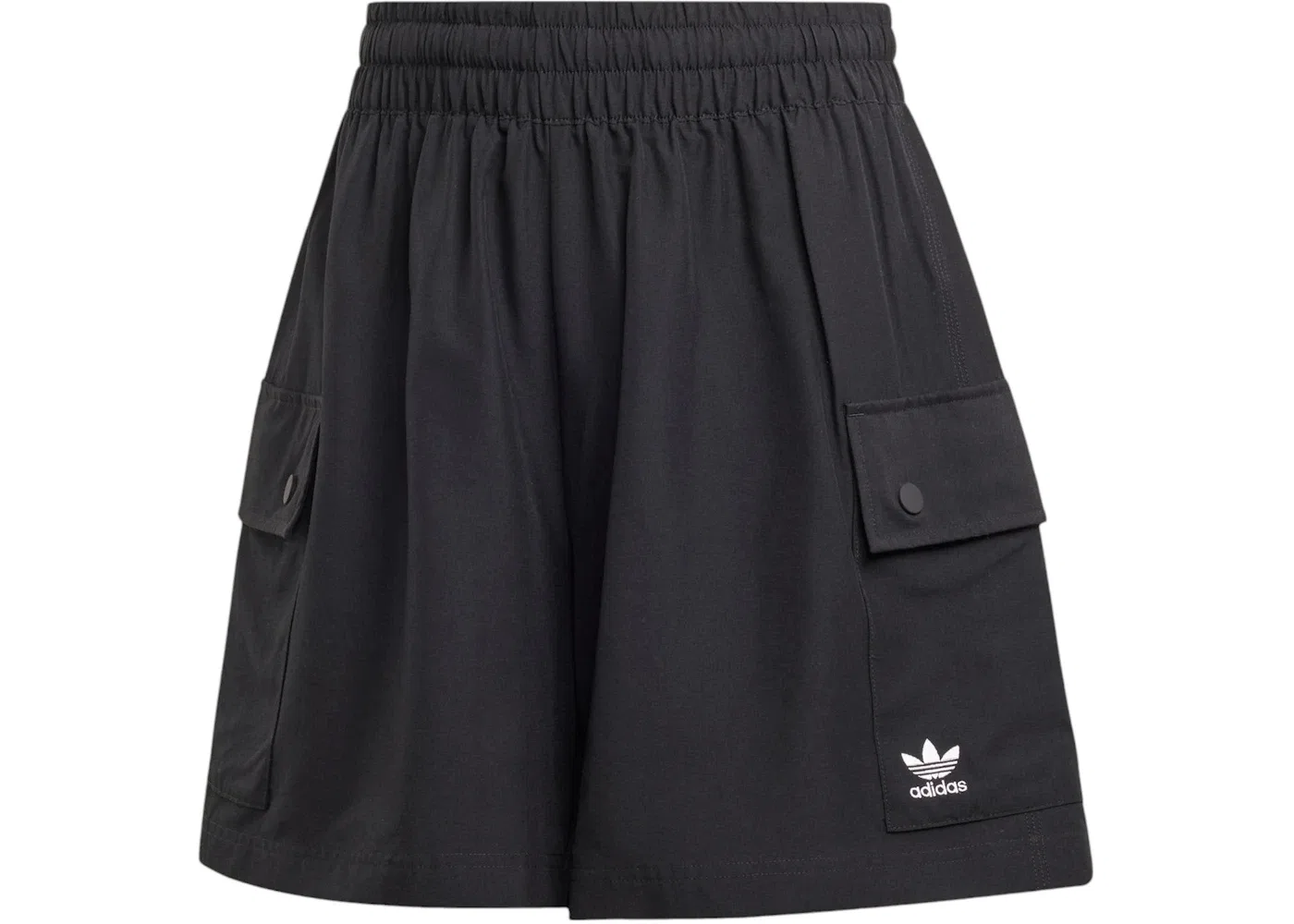 Женские шорты карго с высокой посадкой Adidas, Black