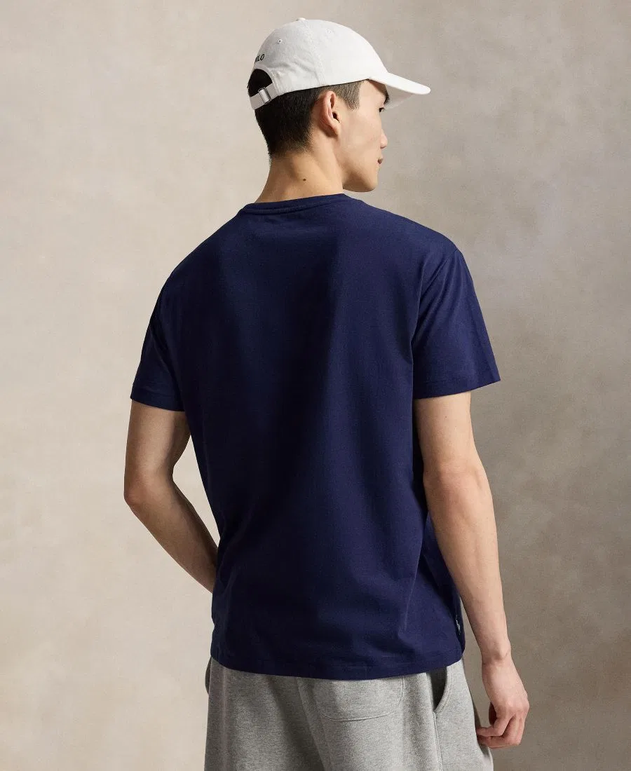 Мужская футболка с коротким рукавом Polo Ralph Lauren, Cruise Navy — фото 4