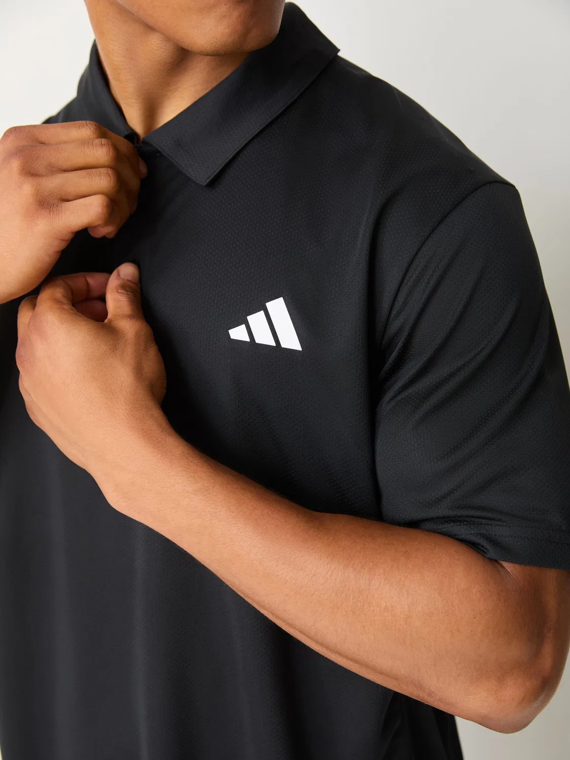 Поло тренировочное Workout Essentials adidas, черный — фото 4