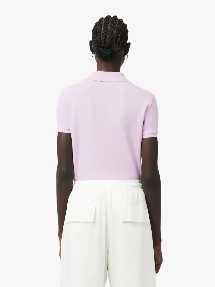Футболка LACOSTE Pink Slim Fit — фото 3