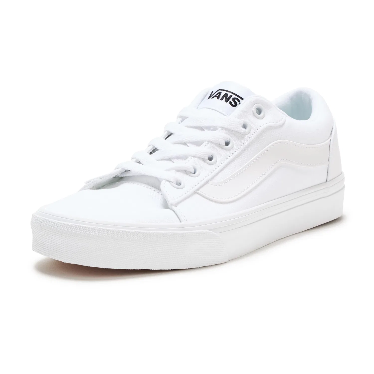 Детские кроссовки для мальчиков с принтом True Ls Vans, White Canvas