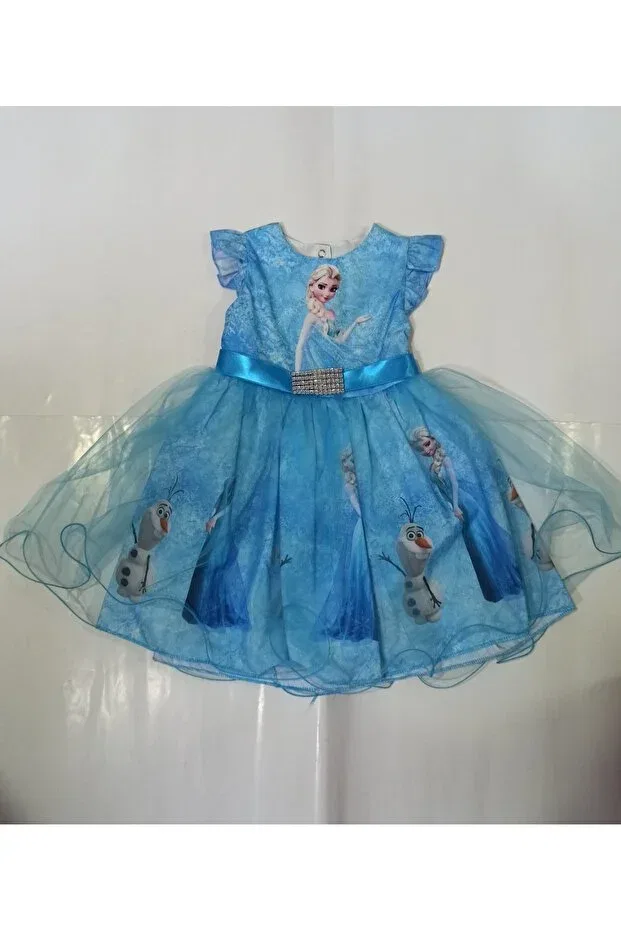 Детское платье для девочек с принтом Elsa Lumia Baby, Blue
