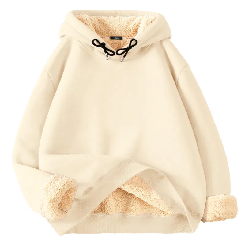 Детское худи с капюшоном утепленное MINISO, Light Beige