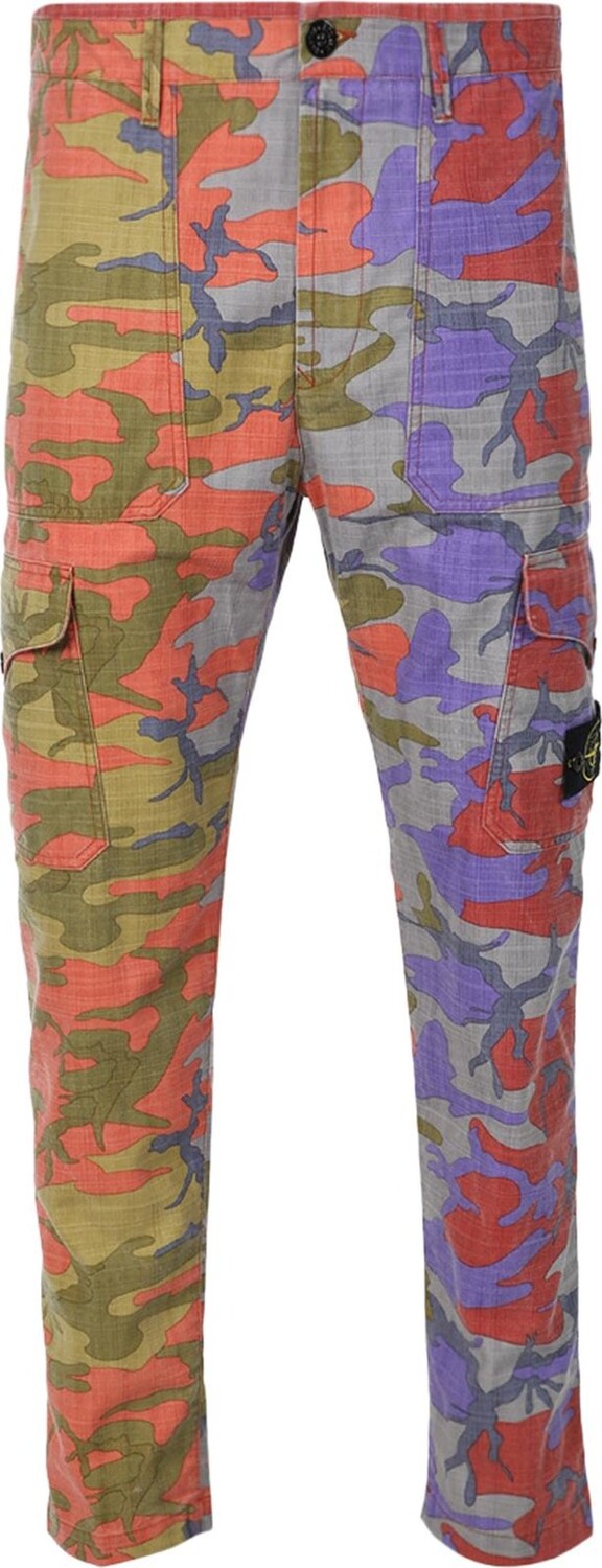 

Брюки Stone Island Cargo Pants 'Brick Red', красный