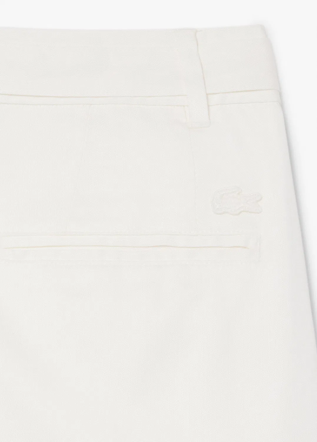 Бермуды Lacoste oversize fit, white — фото 4