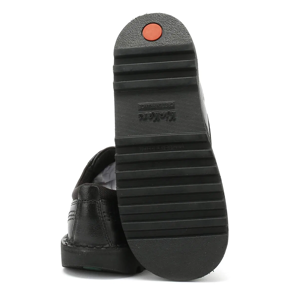 Детские кроссовки с защитой мыска и пятки Kick Scuff Lo Kickers, Black — фото 4