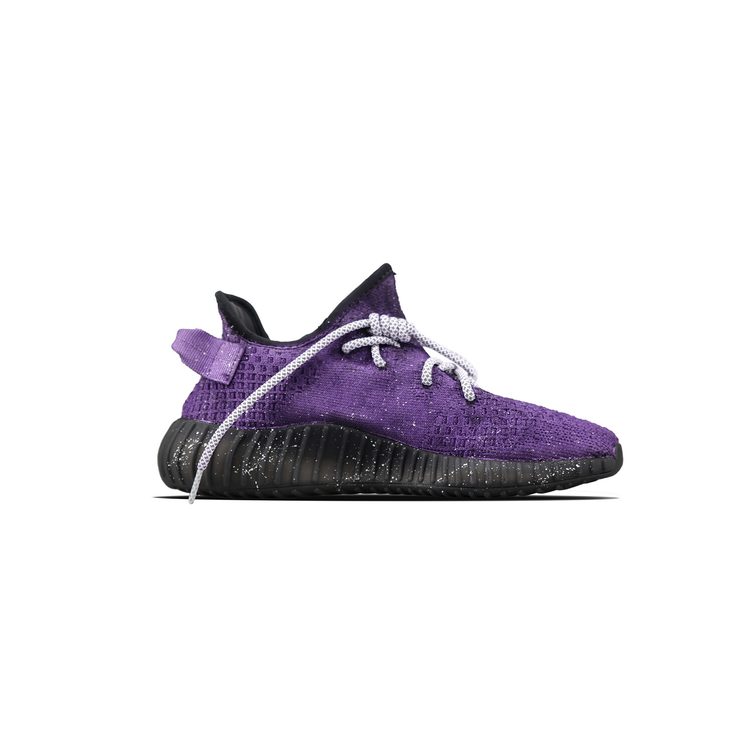 Кроссовки adidas originals Yeezy Boost 350 V2 Lifestyle Shoes Unisex Low-top Black/Purple, фиолетовый — фото 2