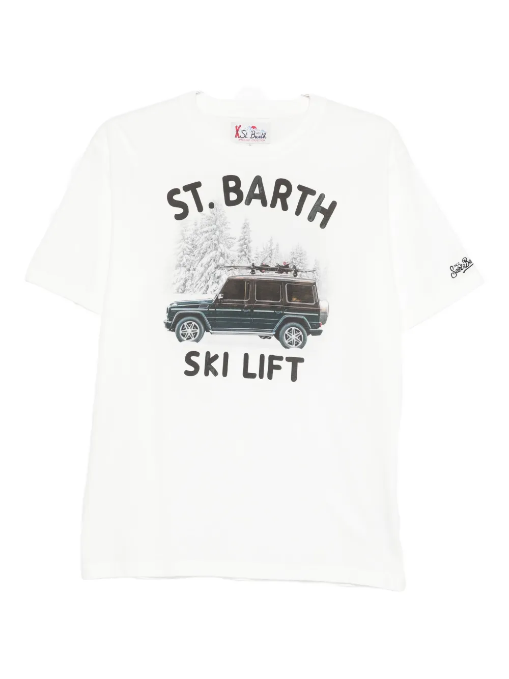 

Футболка «Горнолыжный подъемник» Mc2 Saint Barth, белый