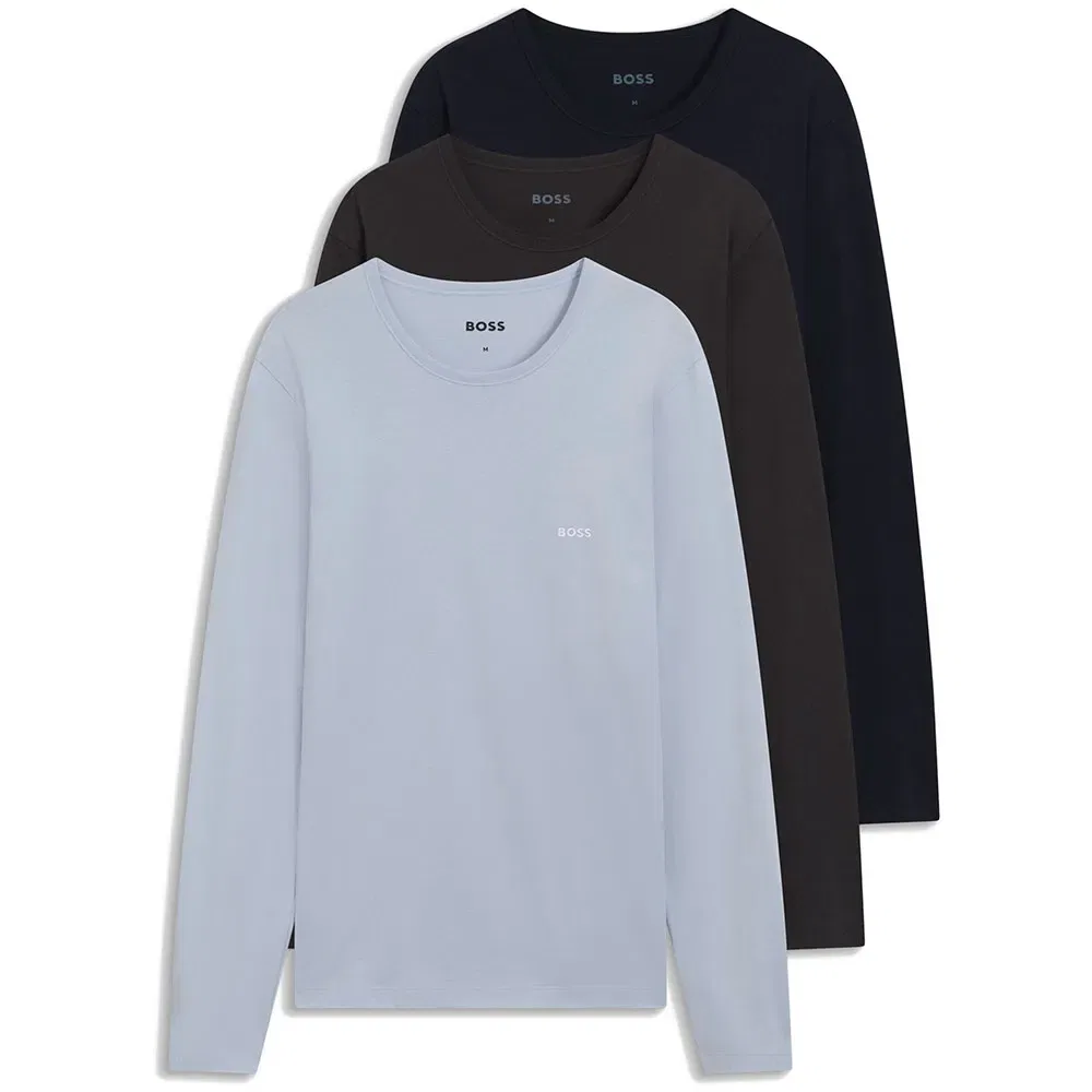 Мужской лонгслив с вышивкой BOSS Classic 10243514, Multicolor