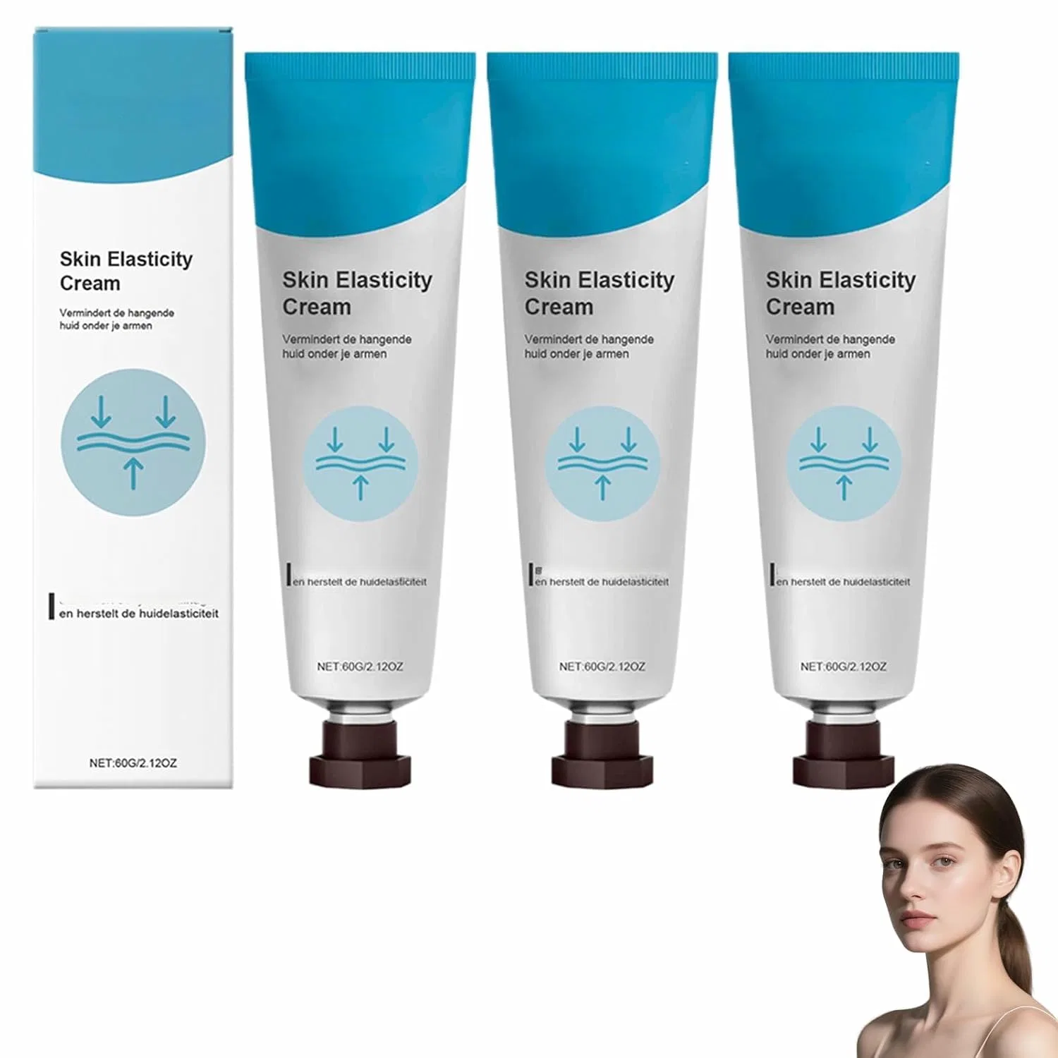 Крем для тела ElastiSlim, 3 шт, 60 г Generisch