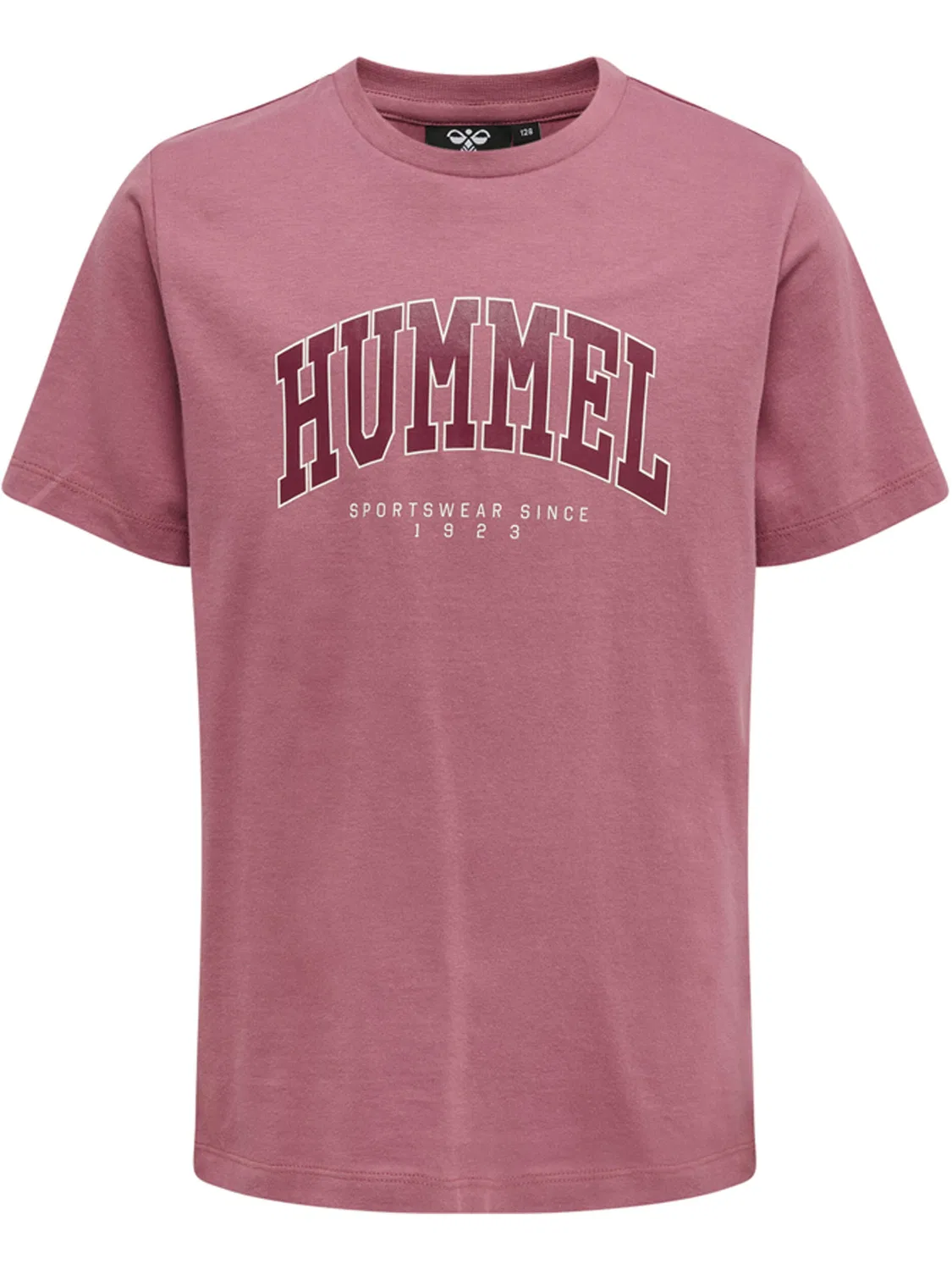 Детская футболка с принтом Hmlfast Hummel, Altrosa Violett — фото 2