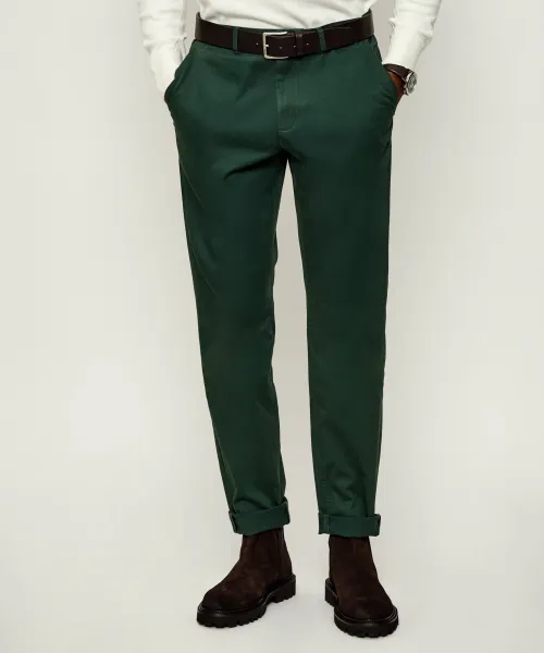 

Брюки-Чинос в стиле гарлем Tapered fit Tommy Hilfiger, зеленый