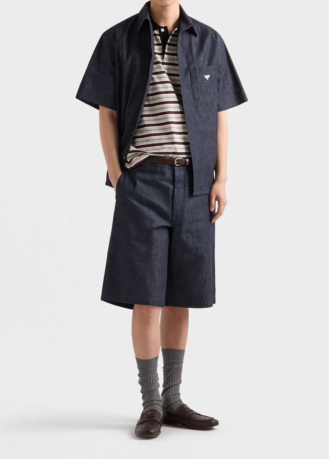 Бермуды Prada, blue — фото 2