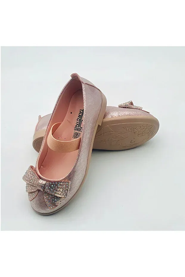 Детские балетки для девочек с блестками Arçın Shoes, Powder