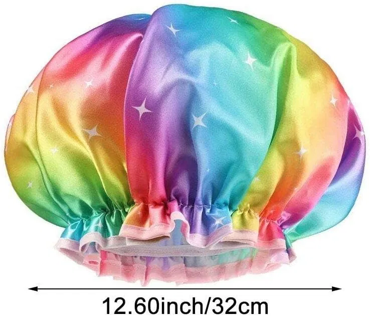 Шапочка для душа Extra Large, Hrippy, 1 шт, 32 см, Rainbow — фото 4